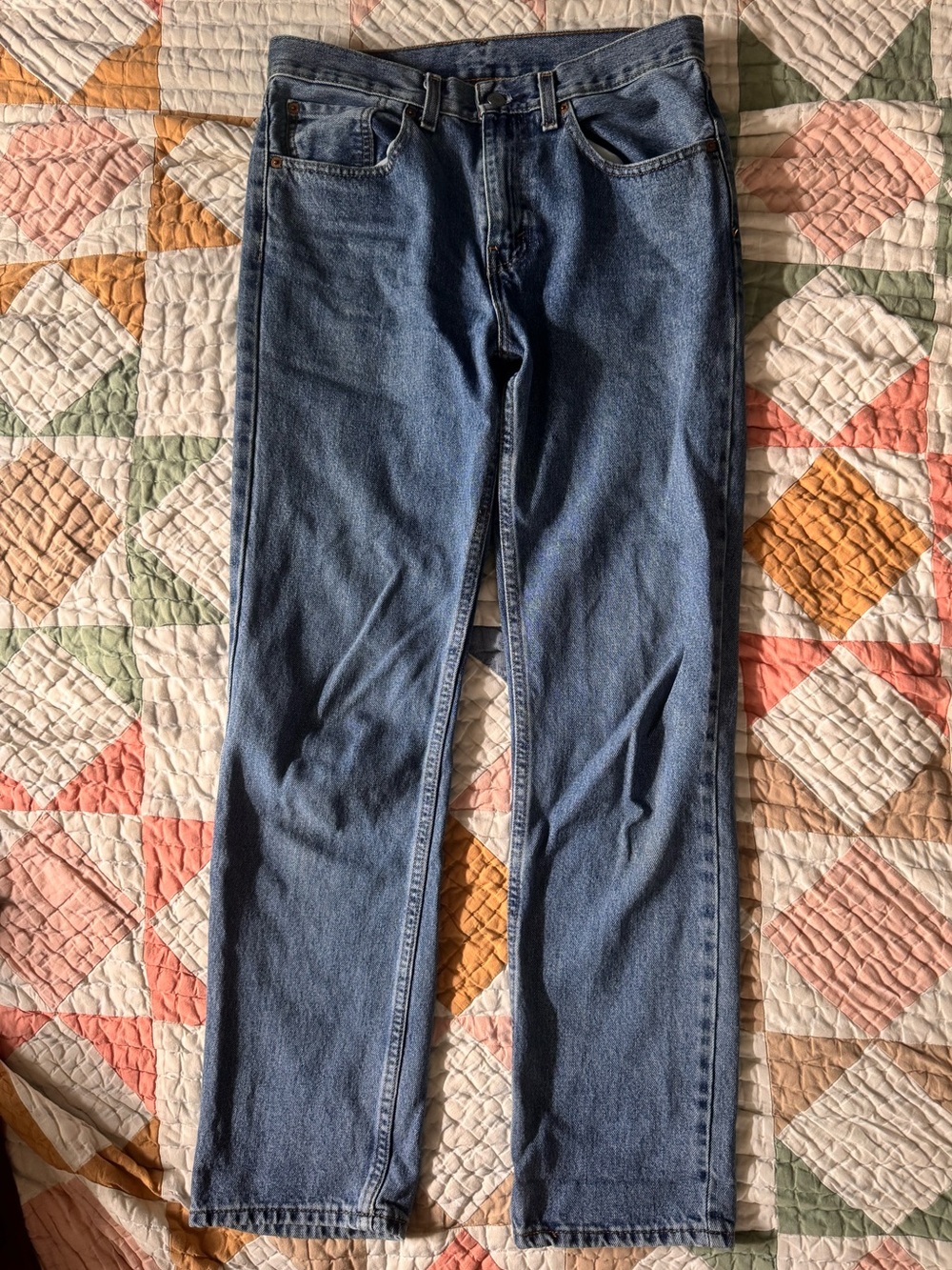 Levi’s 516 Jeans mid blue straight leg 31 W 32 L